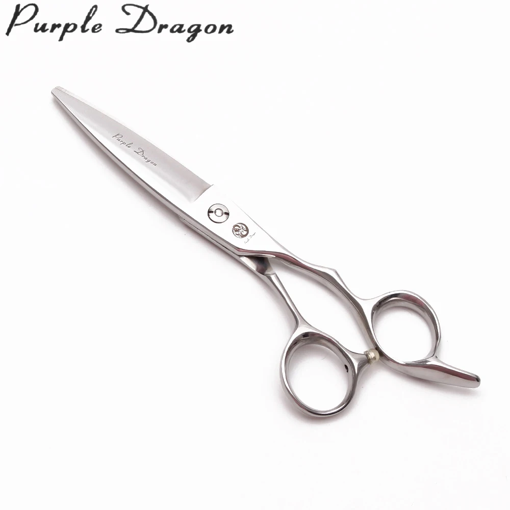 6.0&quot 17cm JP TItanium Silver Purple Dragon Micro Sawtooth Hairdressing Supplies Cutting Shears Professional Hair Scissors Z9123 | Красота