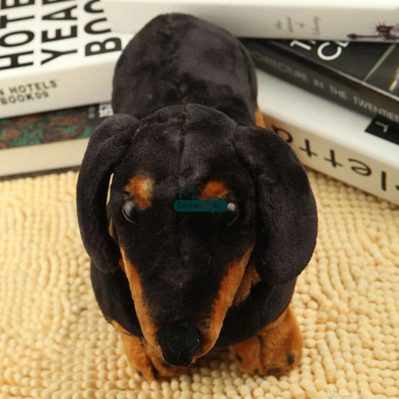 Реалистичное животное Dorimytrader сосиска плюшевая игрушка мягкая такса кукла собака