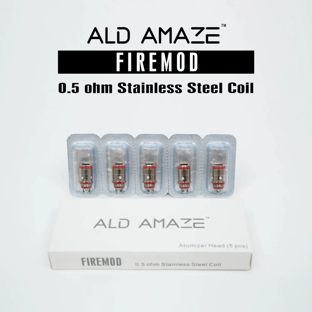 Сменная головка катушки из нержавеющей стали для Атомайзер серии Firemod ego 5 шт. в