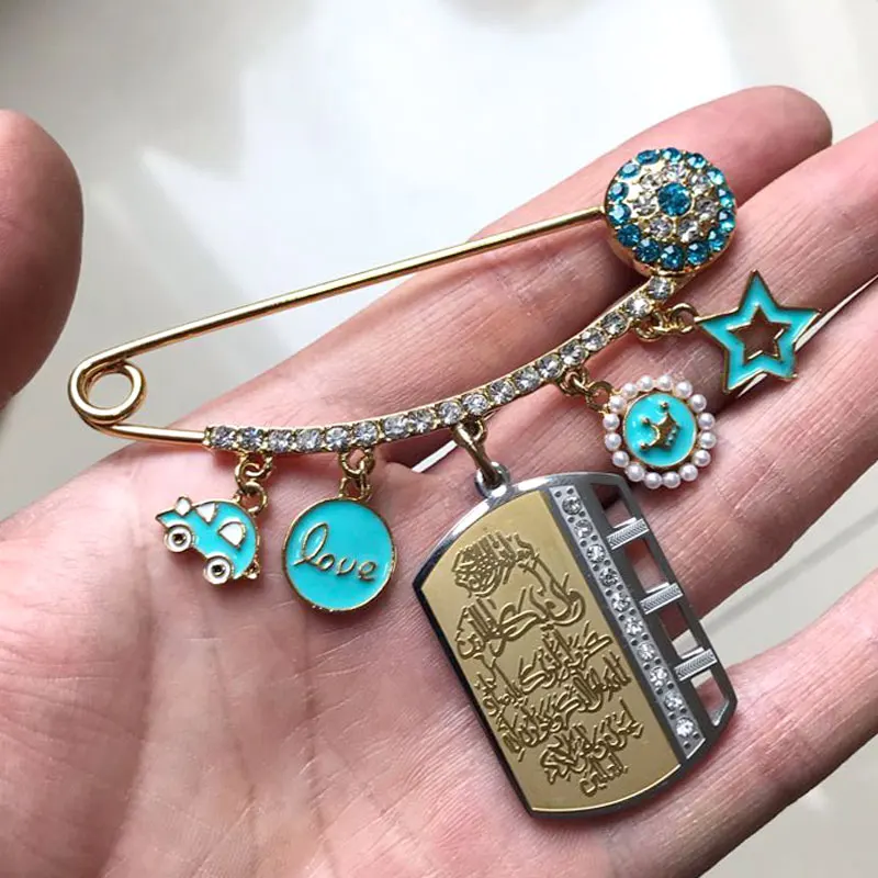 Турецкий Дурной глаз мусульманский ислам Коран брошь Детская булавка|Броши| |