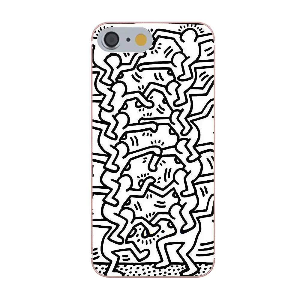 Tpwxnx Keith Haring Art для Sony Xperia Z Z1 Z2 Z3 Z4 Z5 compact Mini Premium M2 M4 M5 T3 E3 E5 XA мягкий модный