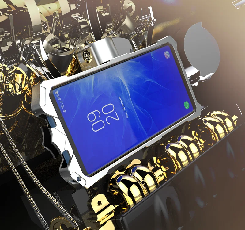 Для Galaxy Note 9 S7 Edge S8 Plus J3 Pro A5 чехол Zimon металлический для Samsung фотосессия|Бамперы| |