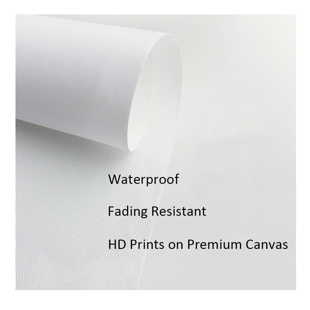 Тропический тропический лес акварельные растения цветы натуральный стиль холст