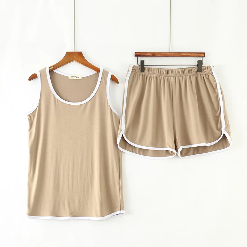 Лето 2019 пижамный комплект пижама шорты Пижама для женщин майка короткая