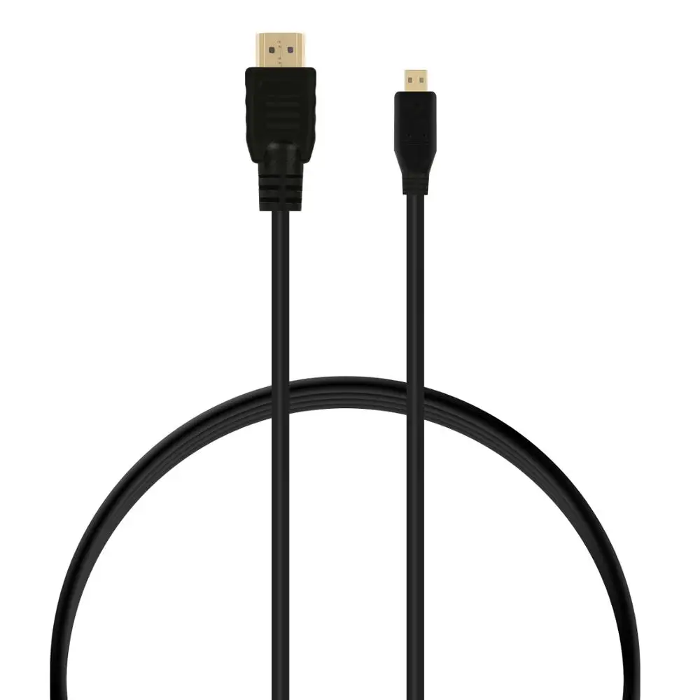 ICZI 1,8 m Micro HDMI к HDMI кабель 4 K 3D аудио адаптер для GoPro Hero 7 черный 6 5 4