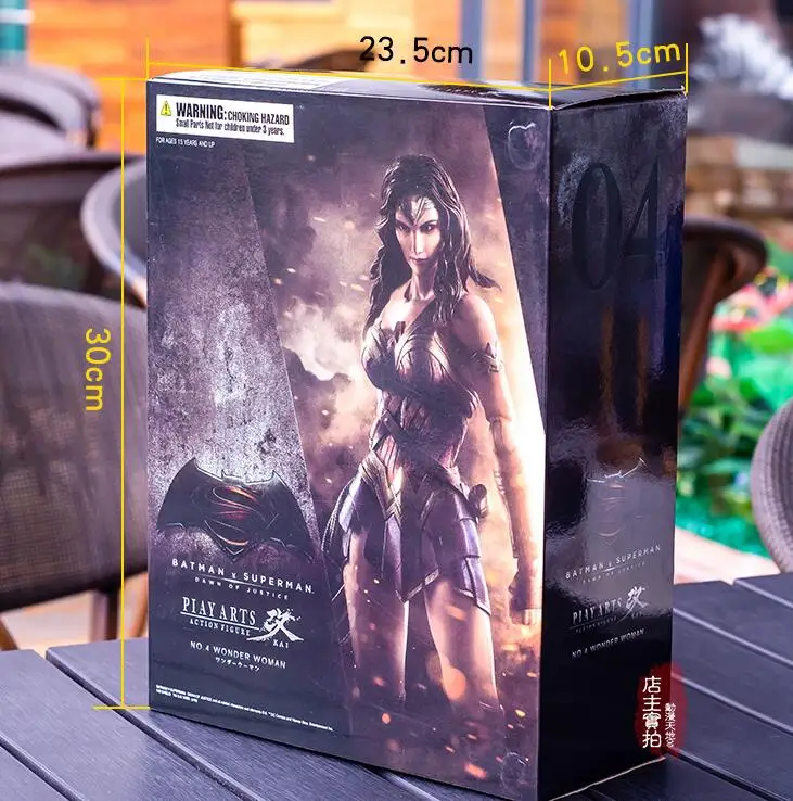 27 см чудо-женщина Лига Справедливости Play Arts DC супер герой ПВХ фигурка модель
