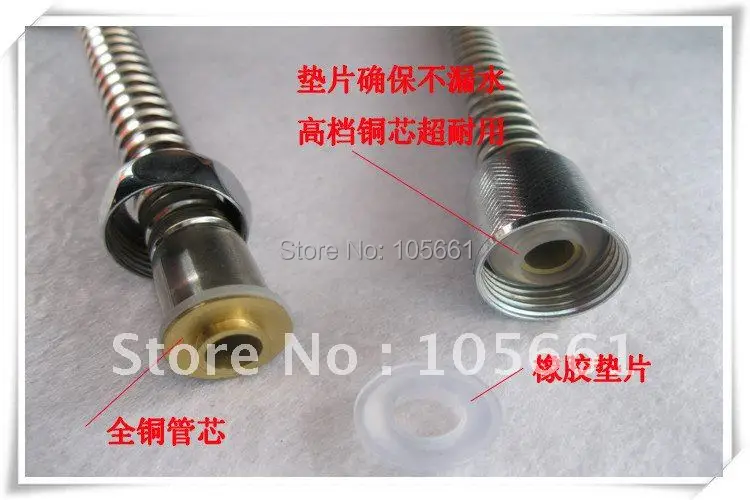 Специальный шланг для душа из нержавеющей стали длиной 1 5 м впускная труба с медным сердечником|core|core 5core |