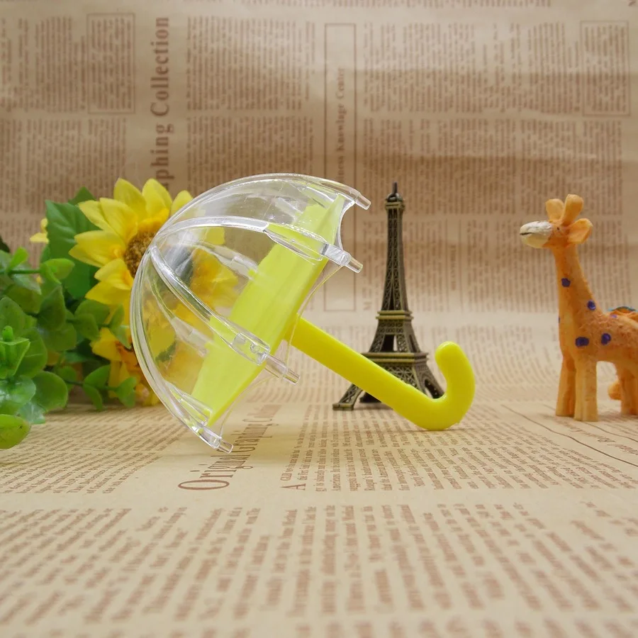 2019 Новое поступление Зонтик Свадебные коробки для конфет пластик 9 4x7 6 см