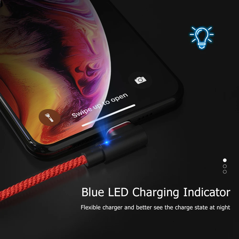 Магнитный кабель A.S 90 градусов USB C Micro Type быстрая зарядка магнитное зарядное
