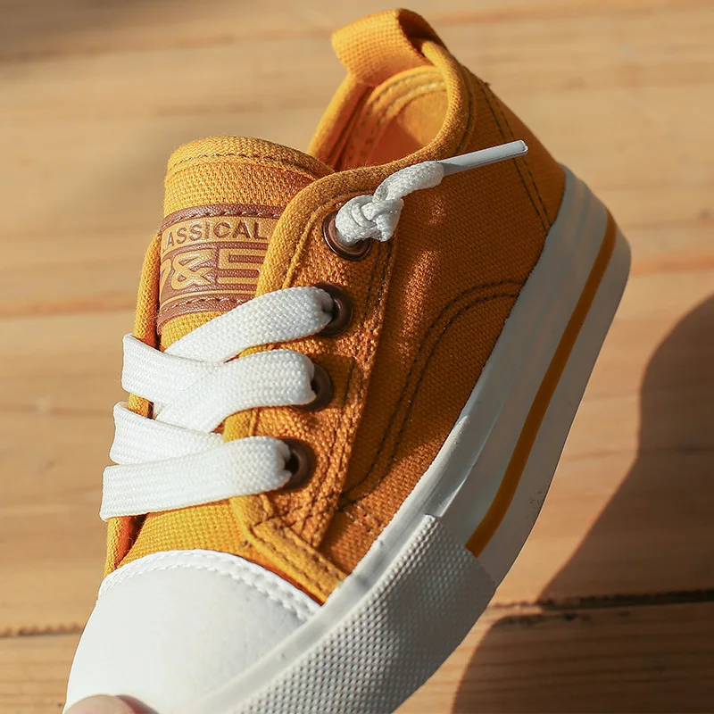 Kids Canvas Shoes 5-Pure Color Sewing Boys Girls Toddlers Sneakers Sport Leisure Flat Children Casual | Детская одежда и обувь