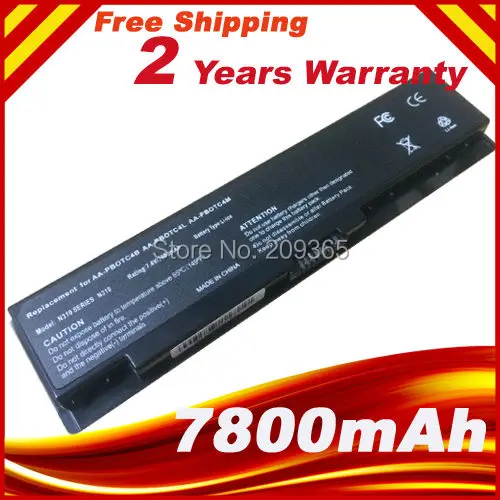 7800 мАч аккумулятор для ноутбука Samsung NP-N310 NP-NC310 AA-PB0TC4B AA-PB0TC4L AA-PL0TC6B PL0TC6L PL0TC6W |