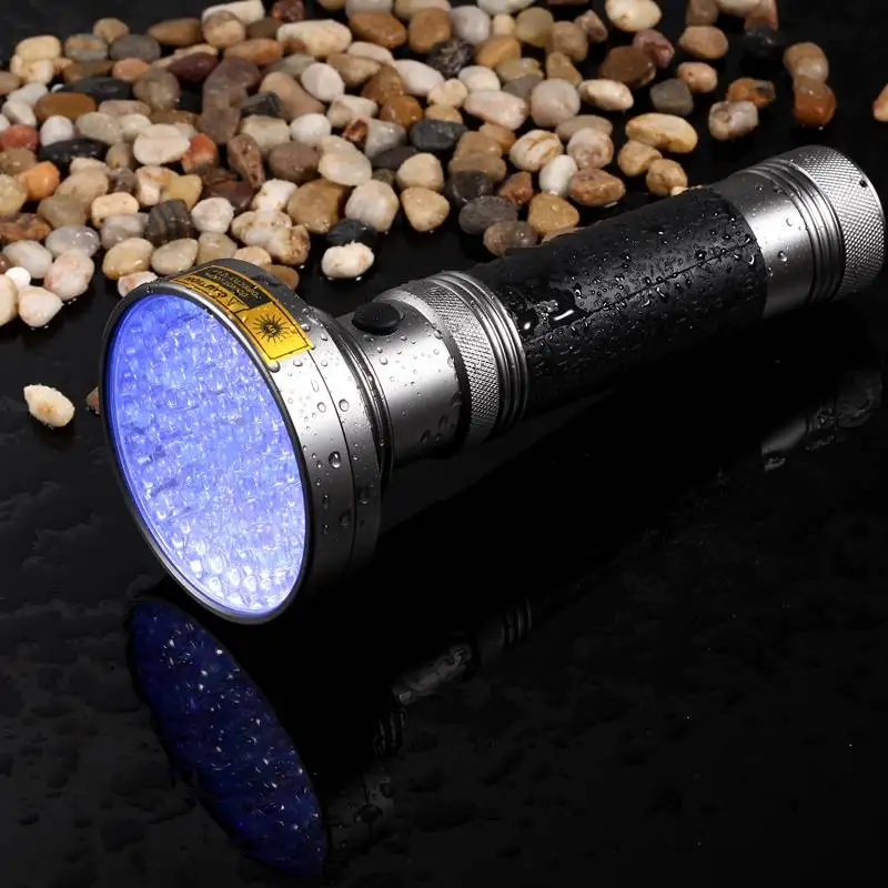 AloneFire 18 Вт 100Led Высокая мощность УФ вспышка светильник фонарь 395nm