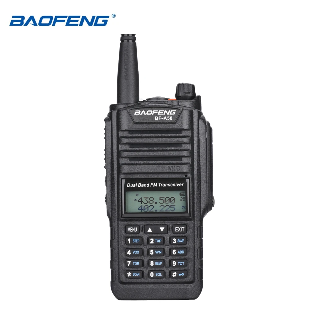 Baofeng BF-A58 Walkie Talkie IP57 Waterproof Telsiz 10km Two Way Radio Hf Transceiver Hunting Radio Baofeng Uv-9r Plus