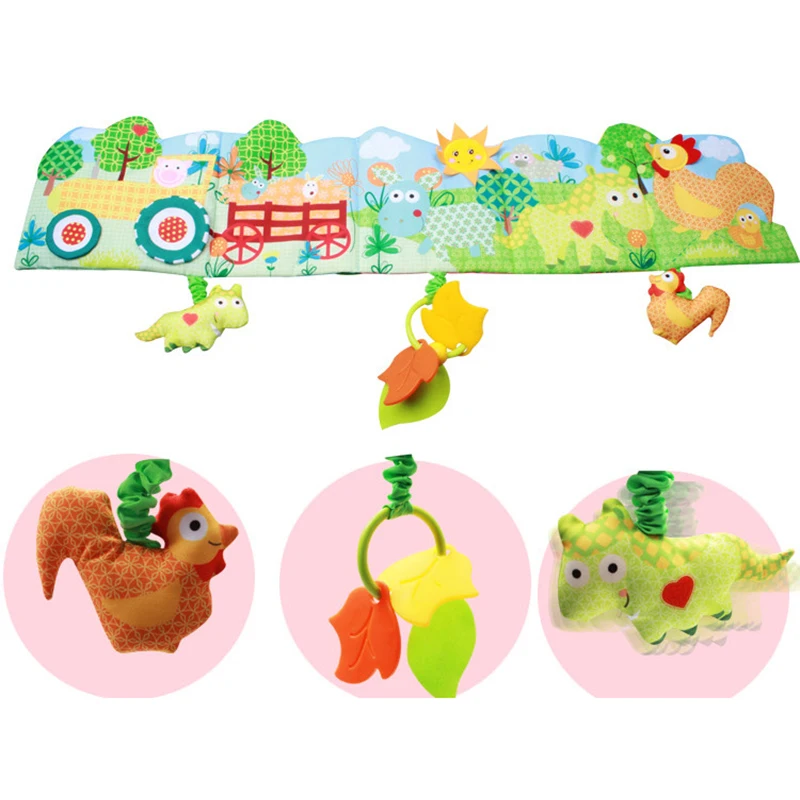 Baby Multifunctional Bed Around &amp Cloth Books With Farm Animal Model Lovely Toys For | Игрушки и хобби