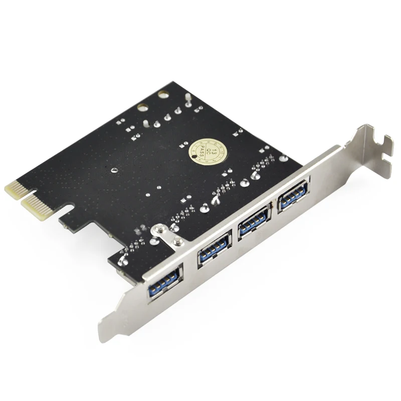 Промо акция! Быстрый USB 3 0 PCI E PCIE 4 Порта Express Expansion Card Adapter|3.0 pci|usb 3.0 pcipci e usb |