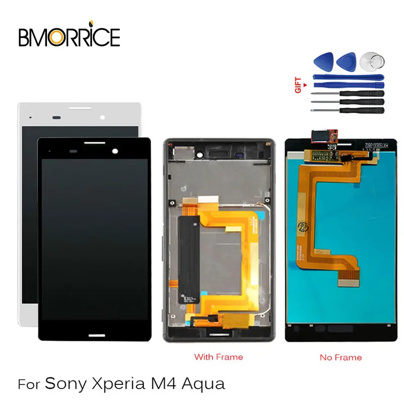 ЖК дисплей для Sony Xperia M4 сенсорный экран дигитайзер стеклянная панель в сборе E2303