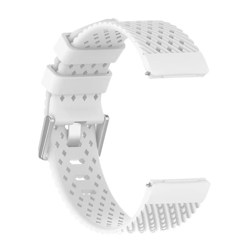 Дышащий силиконовый ремешок для наручных часов умных Fitbit Versa цветной сменный