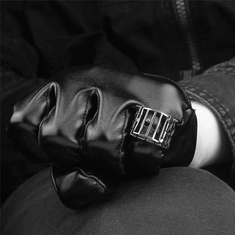 Крутое панк кольцо с черепом из нержавеющей стали огромное большое античное