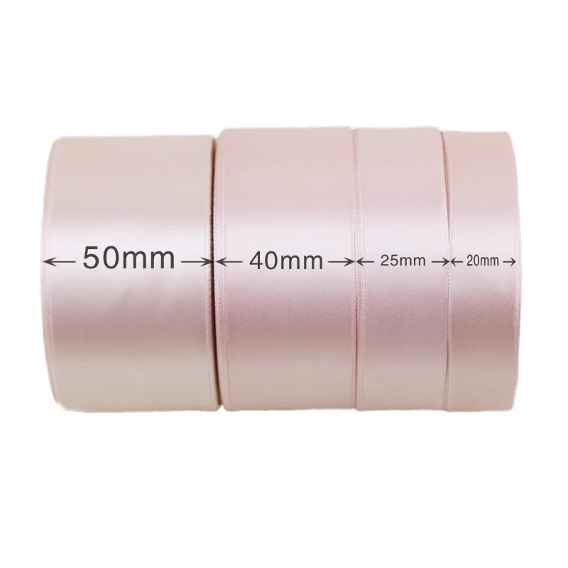 Атласная лента для упаковки подарков 25 ярдов в рулоне|faced satin ribbon|satin ribbonsatin ribbon