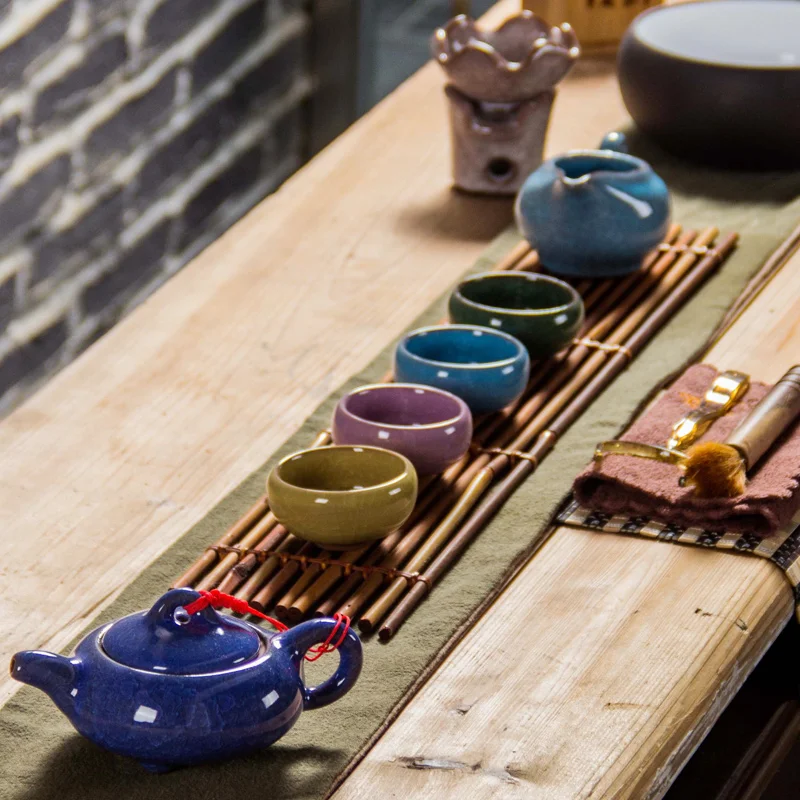 Керамический миниатюрный чайник чайные сервизы фарфоровые чашки Tureen Китай