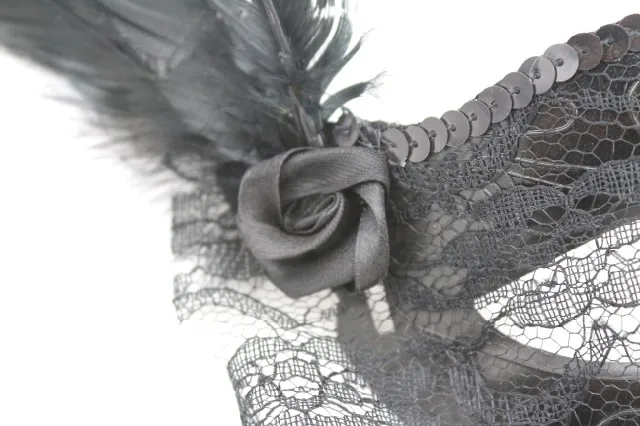 Кружевная маска для Хэллоуина взрослых выпускного вечера симуляции ужасов