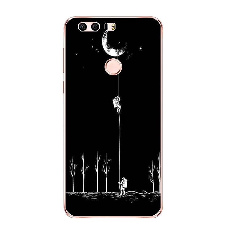 DIY для Huawei Honor 8 чехол телефона P9 P10 Lite/G9 оболочка 5 2 дюйма 7/7i Coque Мягкий ТПУ с принтом