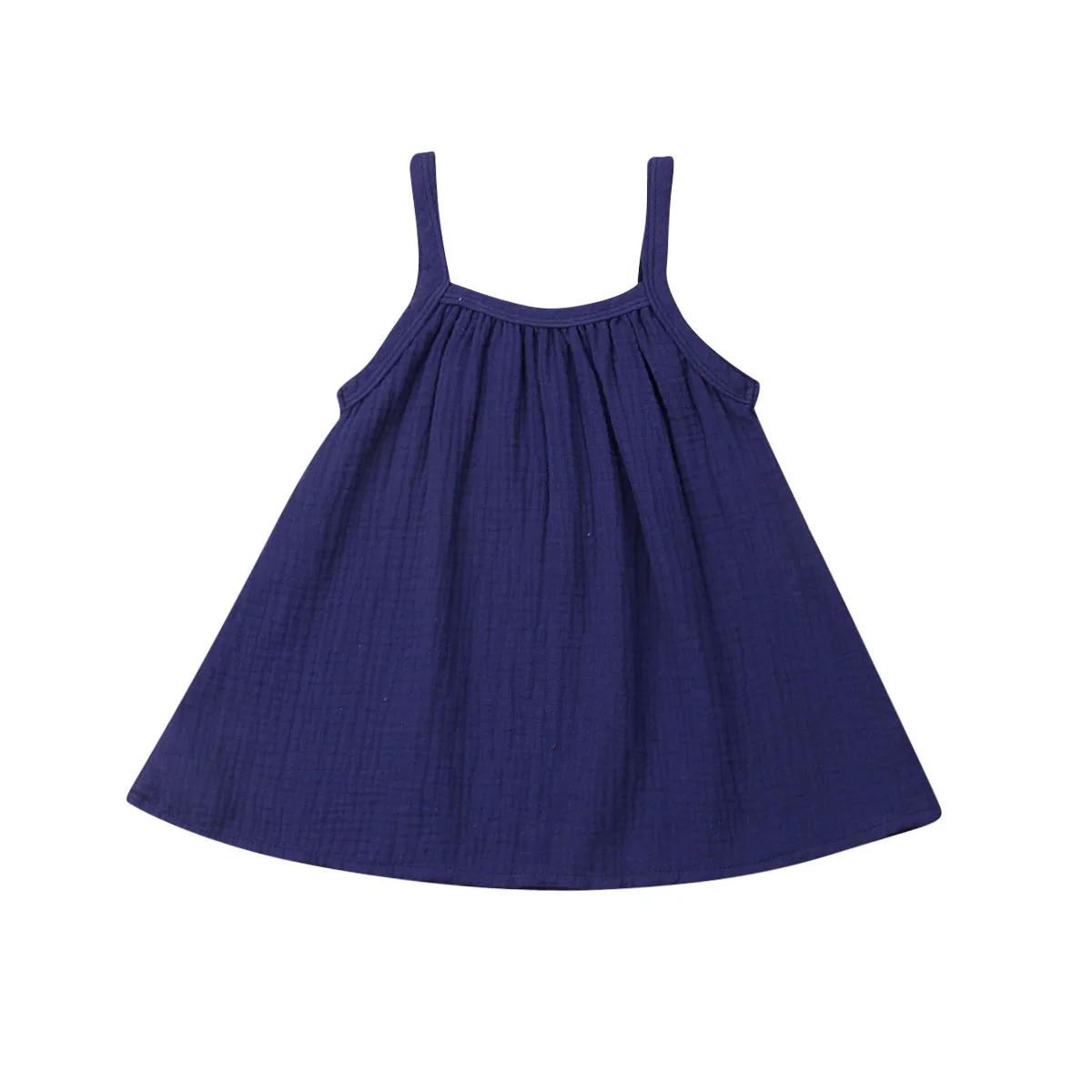 Новинка 5 цветов сарафан без рукавов для маленьких девочек вечерние летние