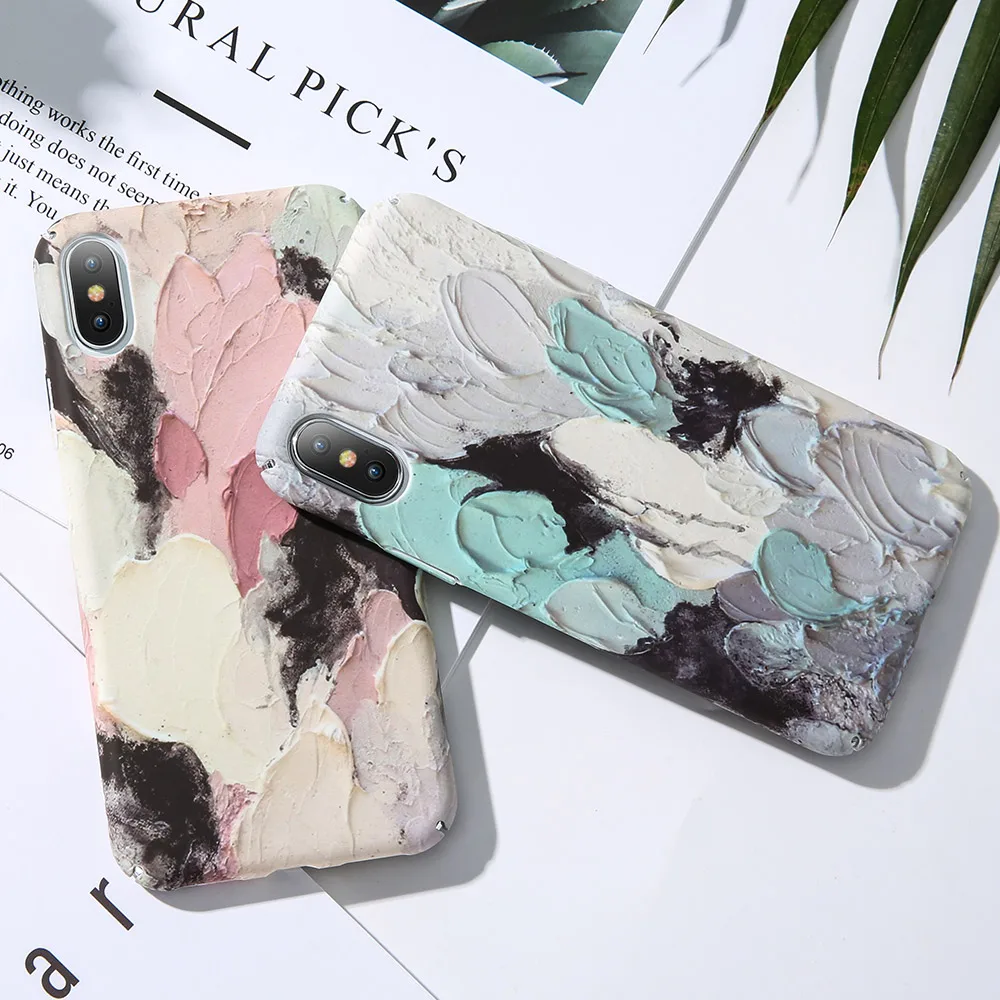 Телефонный чехол KISSCASE для iPhone 8 Plus Fundas 3D светящаяся жесткая задняя крышка плюс X чехлы на.