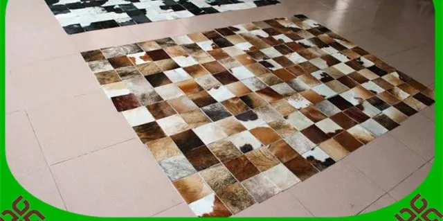 

free shipping 100% natural genuine cowhide wholesale carpet