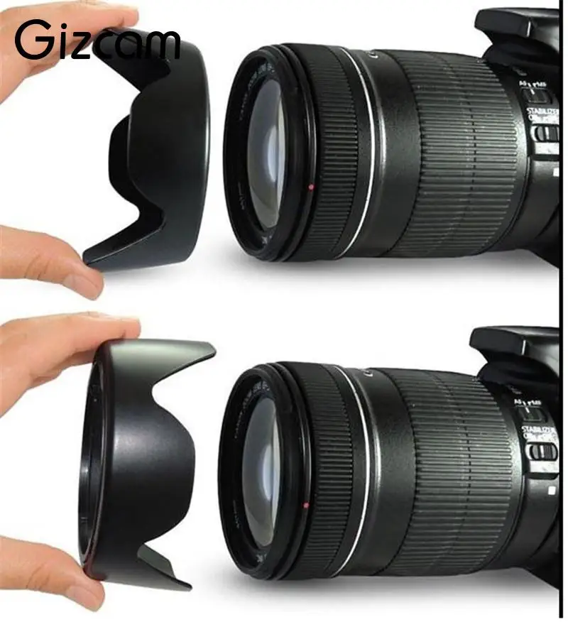 Gizcam 1 шт. 67 мм EW-73B EB 73B Камера бленда объектива для Canon 550D 600D 650D 700D 60D для EF-S 17-85 мм 18-135 мм