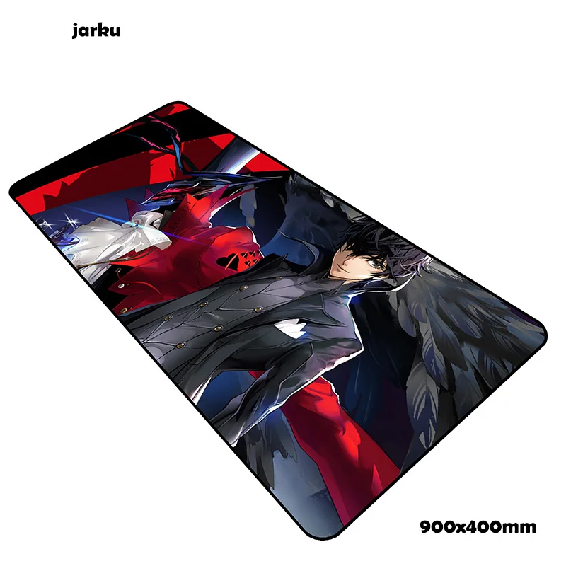 size 900x400x2mm Persona 5 Коврик для мыши 900x400 мм коврики для мыши с массовым рисунком лучший игровой коврик для мыши для геймера Популярные персонализированные коврики для мыши Клавиатура ПК коврик - Цвет: size 900x400x2mm