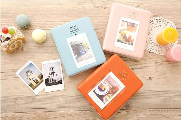 64 карманы фотоальбом для Fujifilm Instax Mini пленка/3 дюймов кредитной карты Размеры Фотобумага/мини 8 7 s 70 25 50 s 90 мгновенных Фильм