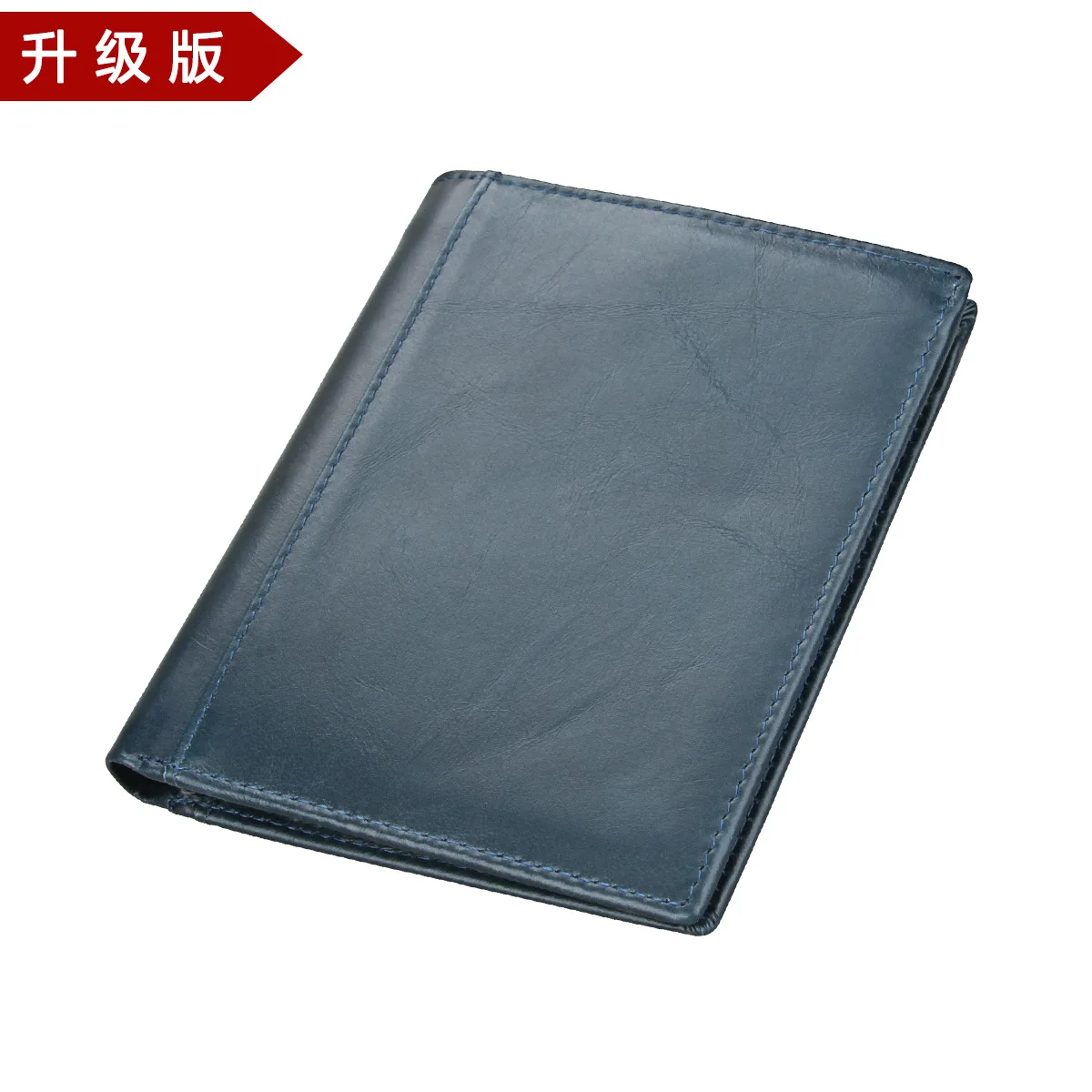 Blue plus CICICUFF RFID анти-сканирующий чехол для карт из натуральной кожи, Обложка для паспорта/водительских прав/сертификата, держатель для файлов, кошелек - Цвет: Blue plus