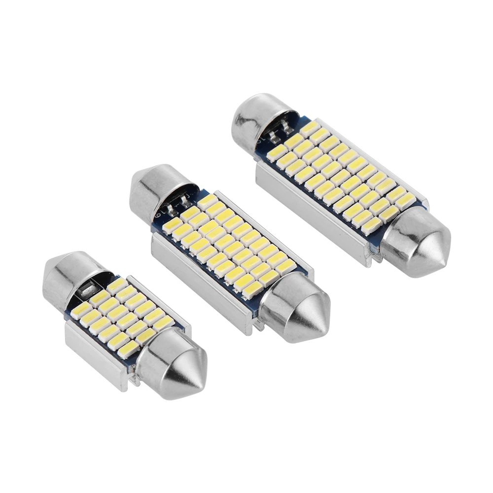 Фестон без ошибок Canbus C5W C10W Автомобильная внутренняя лампа 3014 SMD стайсветильник