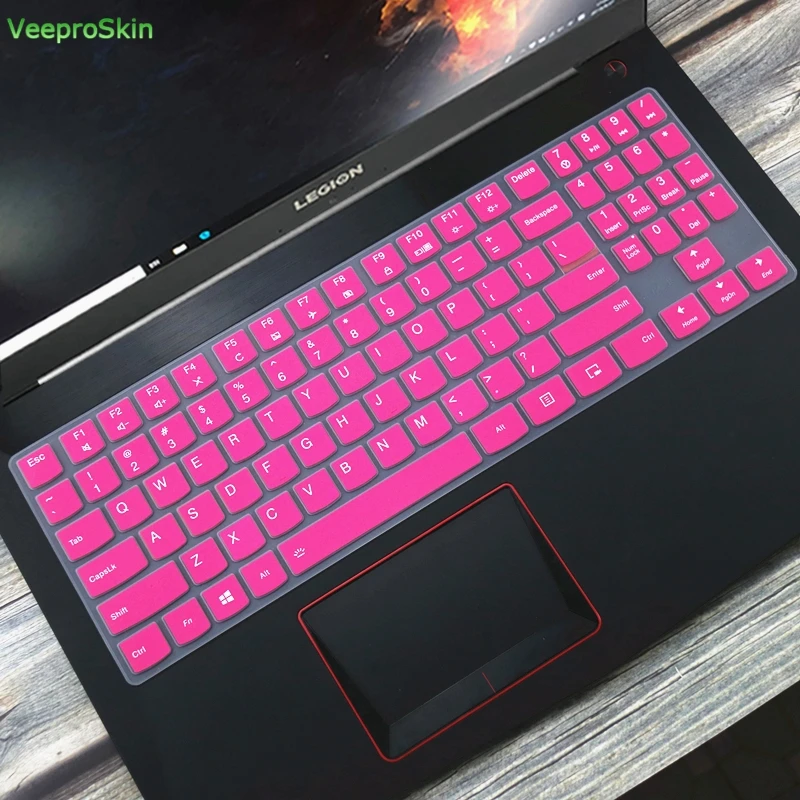 Силиконовый защитный чехол-клавиатура для 15,6 ''lenovo Legion Y720 Y540 Y530 Y520 R720 Y7000(15'') Y730 Y740(17 ''