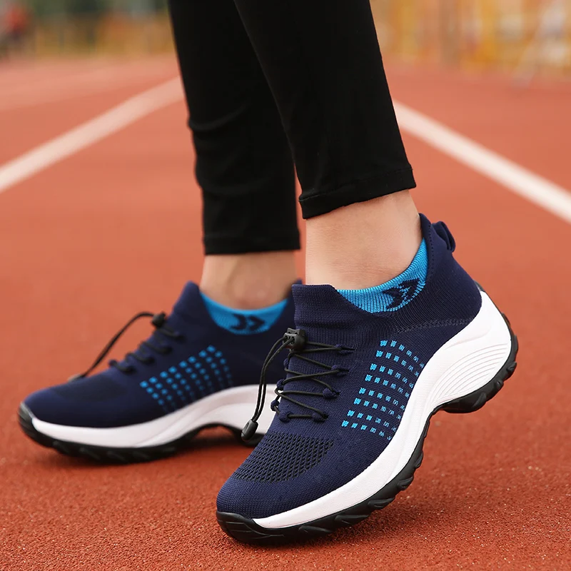 Осенняя обувь на платформе Женская повседневная Basket Tenis Feminino Сетчатые кроссовки