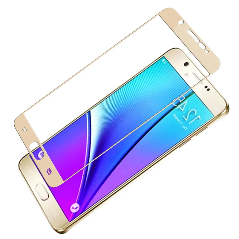 MAKAVO 2.5D полное покрытие протектор экрана для samsung Galaxy Note 5 Note5 Взрывозащищенная
