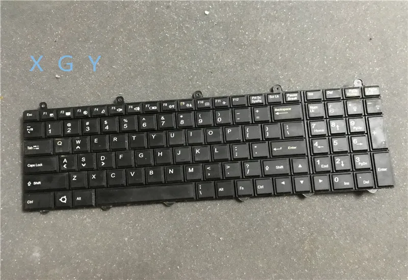 Оригинальная Черная Клавиатура для ноутбука Clevo P157sm P177sm V132150bk3 6 80 p17s0 010 3 100% ТЕСТ