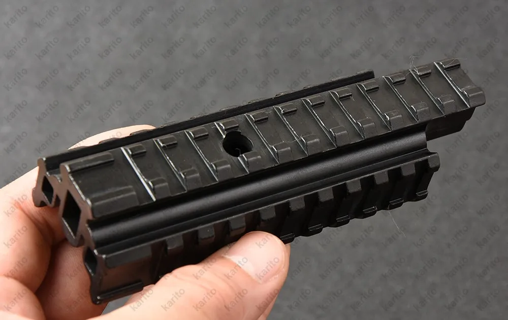 M4 M16 Carbine Scope Picatinny Mount Base алюминиевая трехсторонняя 20 мм черная Спарта для охоты