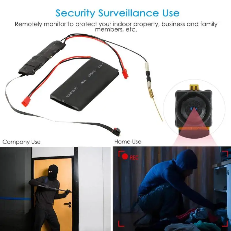 WiFi мини-камера HD1080P видеокамера CCTV видео Панорамное ночное видение Обнаружение движения домашнее наблюдение удаленный монитор микро-камера