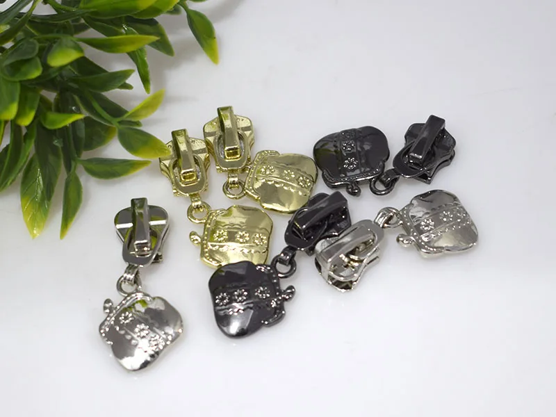 10 шт. 3#5# DIY Сумочка Мультфильм металлическая молния тяга голова для одежды, сумки, обуви, багажа молния слайдер DIY Швейные аксессуары F2-8