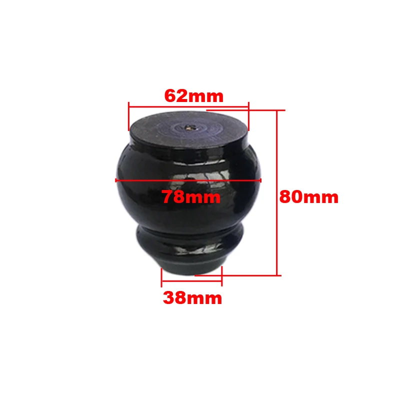 6pcs Wood Sofa Legs H=80mm Black Solid wood Finished Replacement Furniture Feet Applicable sofa bed cupboard dressing table | Мебель
