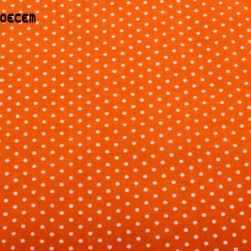 9 шт./лот Радужный цвет тонкая хлопковая ткань в горошек с принтом толстая