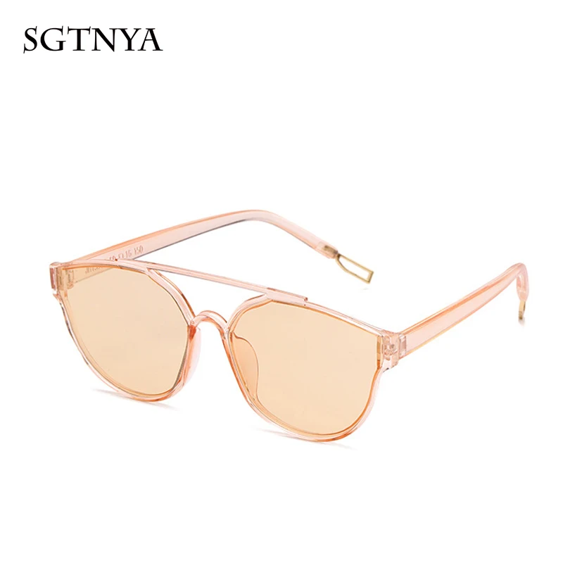 

New trend sunglasses transparent frame men and women sunglasses brand designer personality glasses UV400