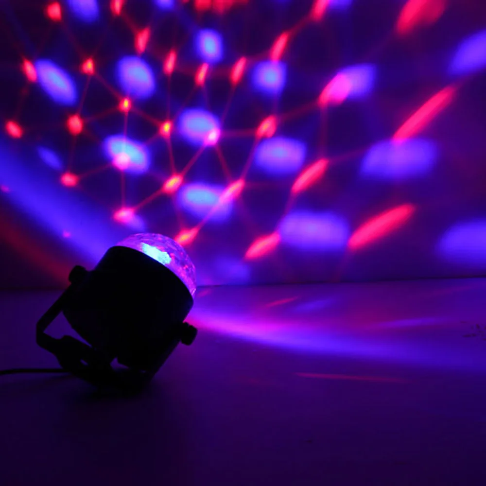 Лампа для вечеринок мини RGB LED магический шар диско сценический эффект | Лампы и