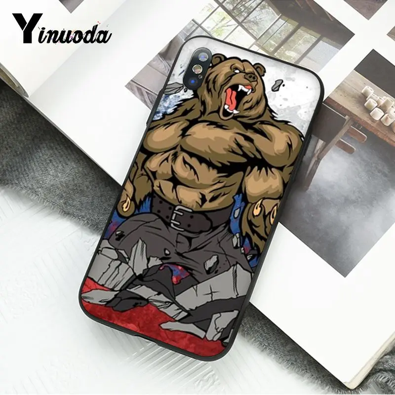 Yinuoda, чехол для телефона с эмблемой флага России для iphone 11 Pro Max X XS MAX 6 6S 7 8plus 5 5S XR