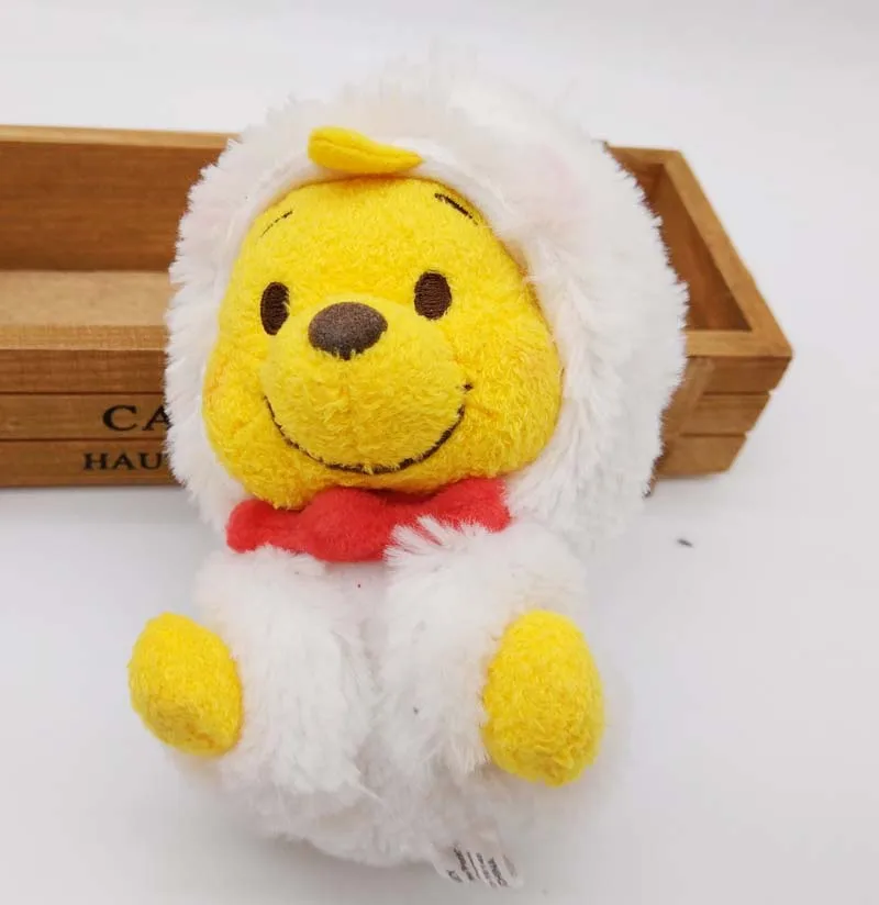 Милый Рождественский тиггер Eeyore поросенок Медведь Roo мягкая плюшевая кукла игрушка подарок - Цвет: Bear  2