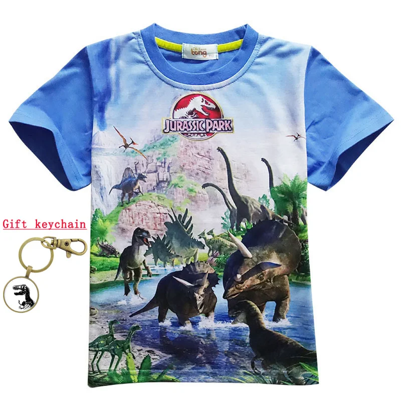 Из фильма Парк Юрского периода Футболка динозавр футболки для детей детская