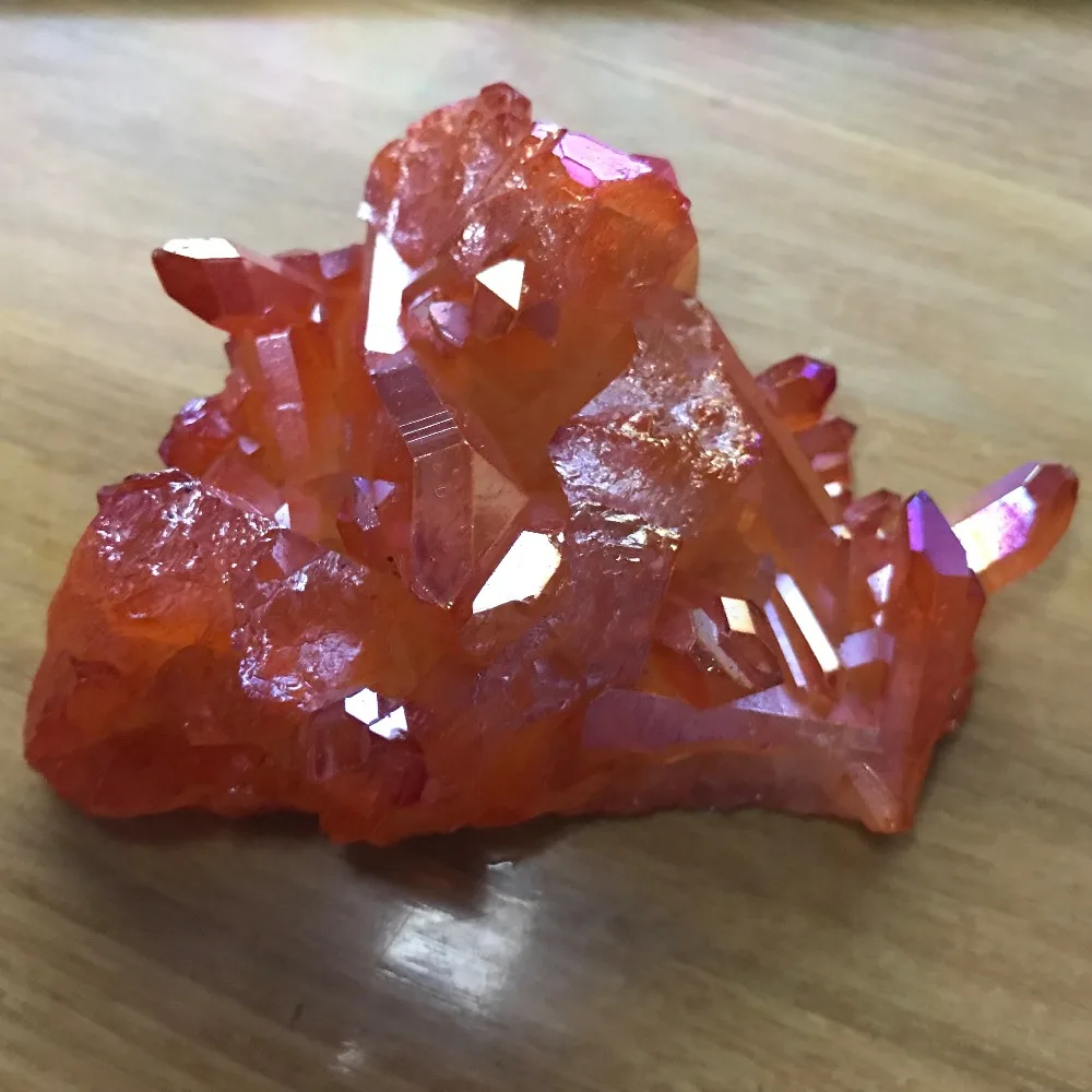 Кристалл кластера образца синий природный кварц цветок натуральный