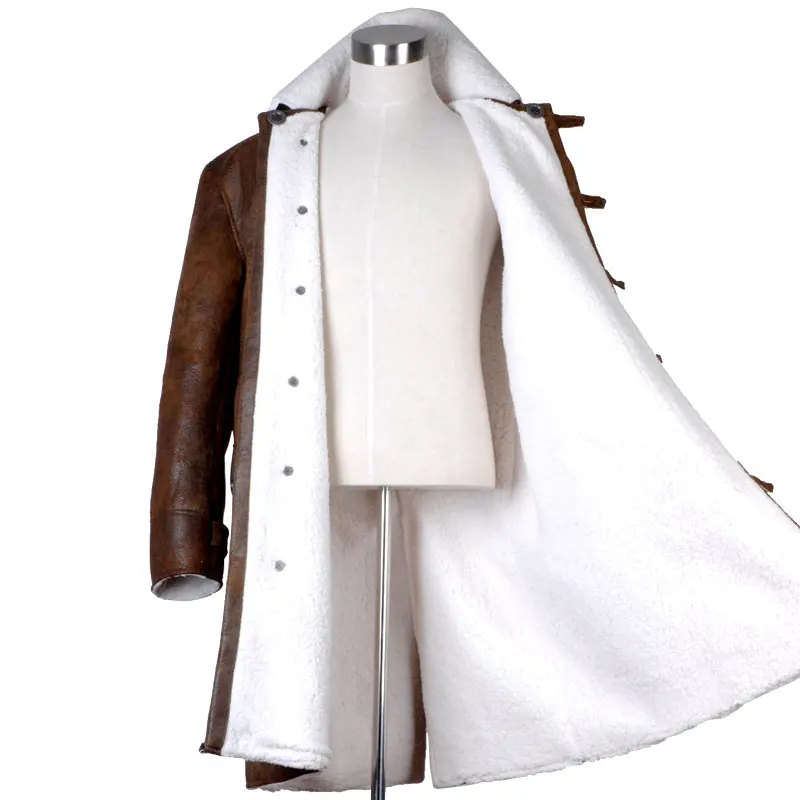 Rises Bane костюмы для косплея коричневая зимняя куртка для мужчин взрослых вечерние костюмы на Хэллоуин